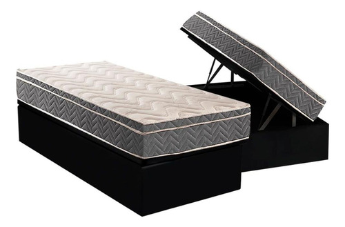 Cama Baú Solteiro: Colchão Anatômico Paropas D45/ep Confort