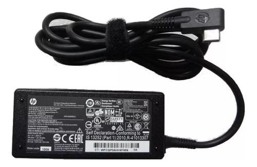 Cargador Hp Tipo C Usb C Original 45w O 65w 19.5v