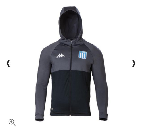 Campera De Racing Club. De Salida Con Capucha. Kappa 