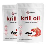 Suplemento Krill Oil Paquete De 2 Suplementos De Aceite De K