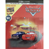 Cars 1 Uno Disney Steelbook Pelicula 4k Ultra Hd + Blu-ray