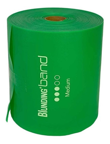 Banda Elástica Ejercicios Rollo De 45 Mts Verde Blunding