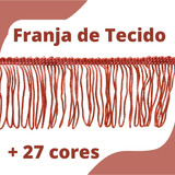 Franja De Tecido Coral - 5cm Rolo Com 10 Metros - Nybc