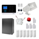 Panel Alarma Wifi Seguridad Casa Negocio Kit Con 10 Sensores