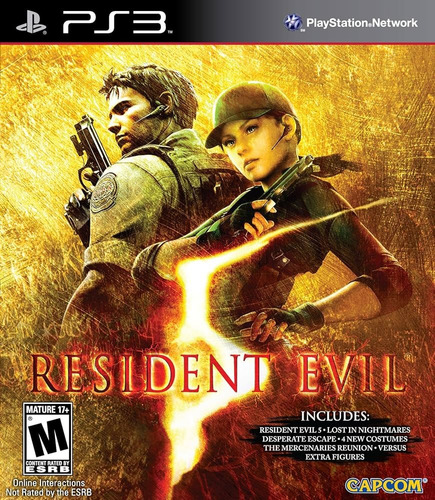 Resident Evil 5 Gold Edition - Midia Fisica Ps3 Novo