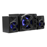Parlante Subwoofer Monster Games Blowout 2.1 Usb Rgb