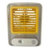 Mini Ventilador Portátil Umidificador E Iluminação Led Mesa