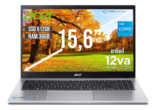 Portatil Acer Aspire Intel Core I5 1235u Ssd 512gb Ram 36gb