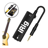 Irig Android Conectar Guitarra A Celular Tablet iPhone iPad