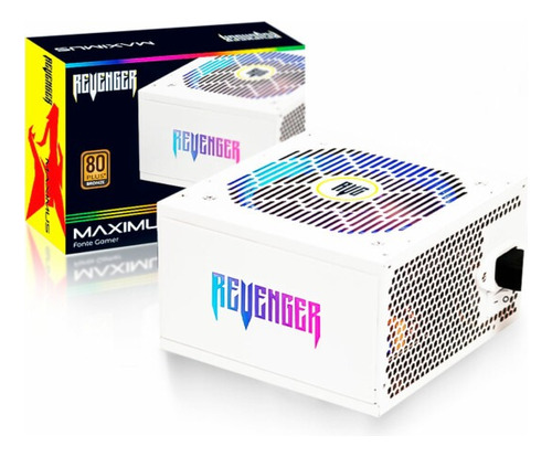 Fonte Revenger 750w 80 Plus Bronze, Pfc, Ativo Rgb