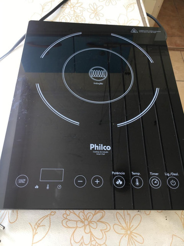 Cooktop De Indução Philco Smart Chef Pct01 Cor Preto 220v