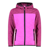 Chaqueta Niña G Hibrid Fix Hood 32h5465 Cmp Color: Celeste