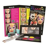 Kit De Pintura Facial Para Ninos Paradise Premium