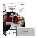 Ssd Externo Portátil Kingston Usb Type-c 500gb Sxs2000/500g