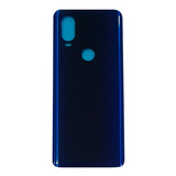 Tapa Trasera Para Motorola Moto One Vision Azul Xt1970