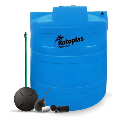 Cisterna Rotoplas 10,000 Lts Equipada Con Bomba Filtro Y Acc Color Azul | Meses sin interés