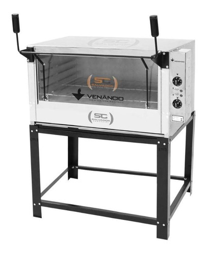 Forno Elétrico Inox Pizza Venâncio Feri90 220v Padaria