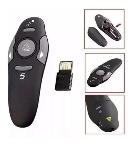 Controle Sem Fio Power Point Slide Presenter Laser Pointer