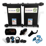 Kit 12 Placas 3mt Aquecedor Solar Piscinas 10,5m² Rosca F