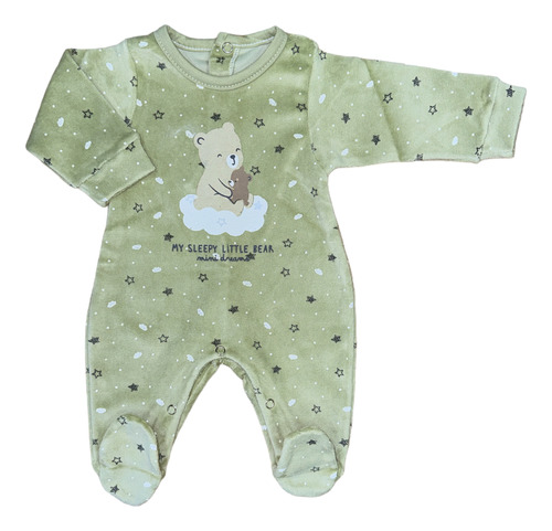 Body Bebe Enterito Con Pie Plush Dreams