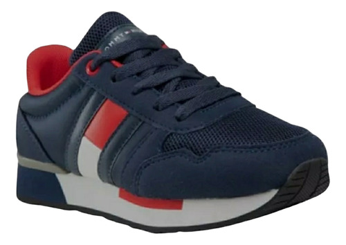 Tenis Tommy Hilfiger Para Niño Mod Low Cut Lace-up B