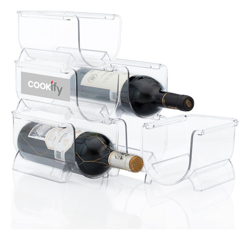 6 Pz Organizadores De Vino Cookify Porta Botellas Agua Latas