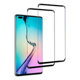 2 Micas Cristal Templado 9h Para Samsung Galaxy S10 Plus