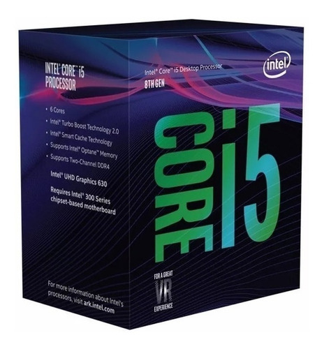 Micro Procesador Intel Core I5 8400 4.0ghz  6 Core Fullh4rd