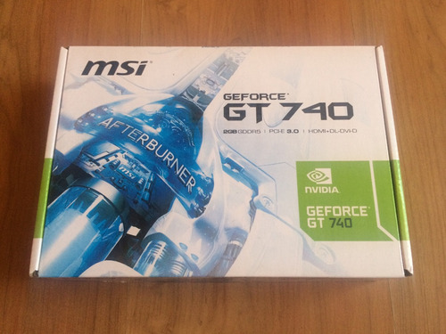 Tarjeta De Video Msi Nvidia Gt 740 2gb Gddr5 128bits Gráfica