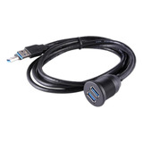 Cable De Extensión A Tablero Del Coche Doble Usb 3.0, 1