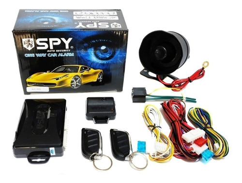 Alarma Spy Carro Con 2 Controles Y Sirena Garantia 1 Año