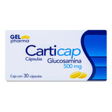 Carticap Glucosamina Caja C/30 Cápsulas De 500mg Gelpharma
