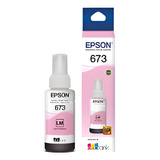 Tinta Original Epson T673 L805 L810 L1800 Magenta Claro