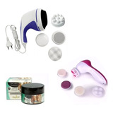 Esfoliador Facial + Massageador Orbital + Gel Redutor Medida