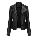 Chaqueta De Mujer Cl ¿sica Con Cremallera, Estilo Punk, [u]