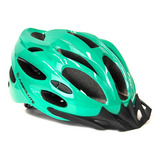 Capacete Ciclista Absolute Com Led E Regulagem Mtb Cores Cor Verde Tamanho 58/62