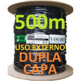 Cabo 4 Pares 500m Dupla Capa Uso Externo Cftv Pt Condutti