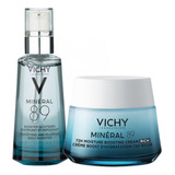 Kit Hidratacion Facial Mineral 89 Serum + Crema Rica Vichy