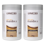 Lyvihee-mascara De Mandioca Hidratação 1 Kg 2 Unidades