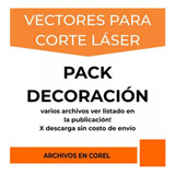 Vectores Deco Para Corte Láser Mdf Variedad! Envio Gratis