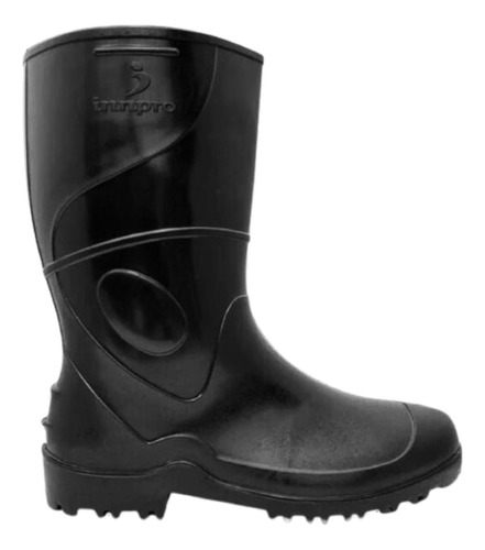 Bota Galocha Pvc Impermeavel Antiderrapante Limpeza Preta