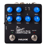 Pedal Nux Nbp-5 Bass Preamp Caja Directa Para Bajo Eléctrico