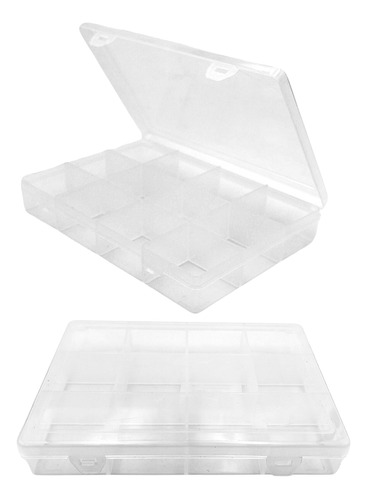 Caja Organizadora Plástica Gavetero 12 Divisiones 16x11x2.5