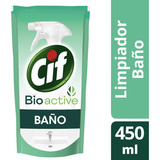 Limpiador Baño Cif Bio Active Repuesto X450 Ml Nueva Formula