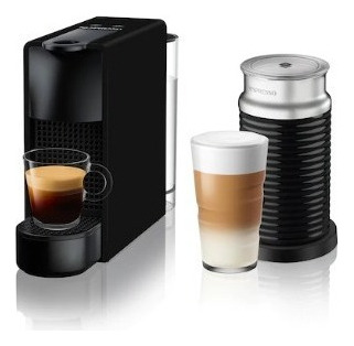 Cafetera Nespresso Essenza Mini C30 + Aeroccino Negra