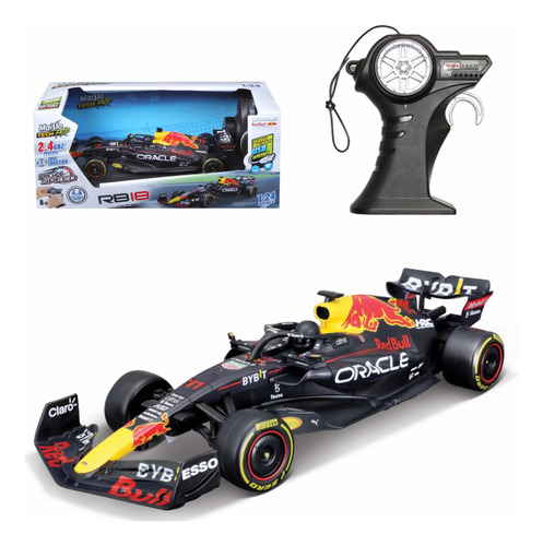 Carro Radio Control F1 Checo Pérez Red Bull Rb18 Escala 1:24