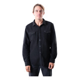 Camisa O'neill Negro Broches Micro Polar Fleece Importada 