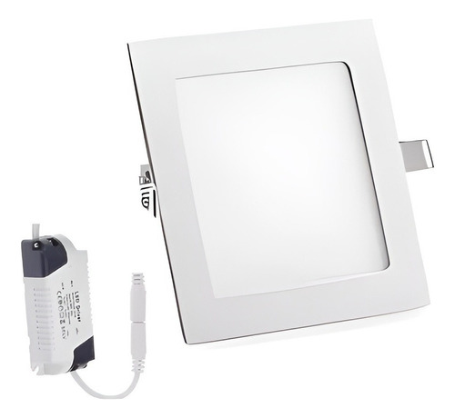 Foco Led Embutido Cuadrado 12w