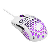 Mouse Cooler Master Mm711 Wwol1 Blanco Rgb