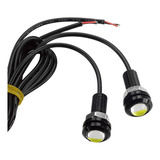 Ojo De Águila X2 Luz Led 20 Mm Lupa Par 12v Auto Moto